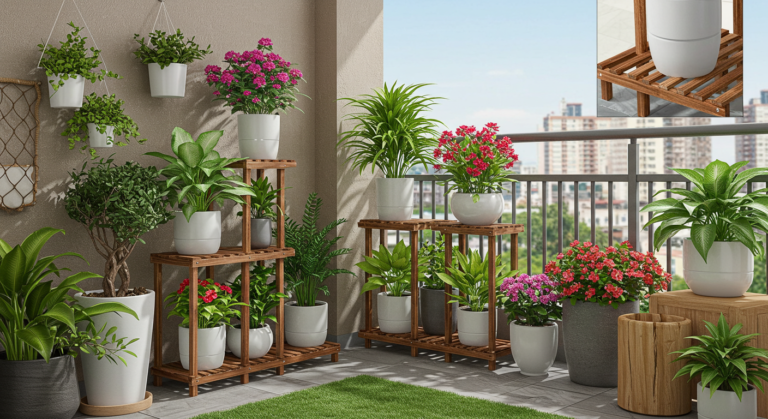tall plant stands